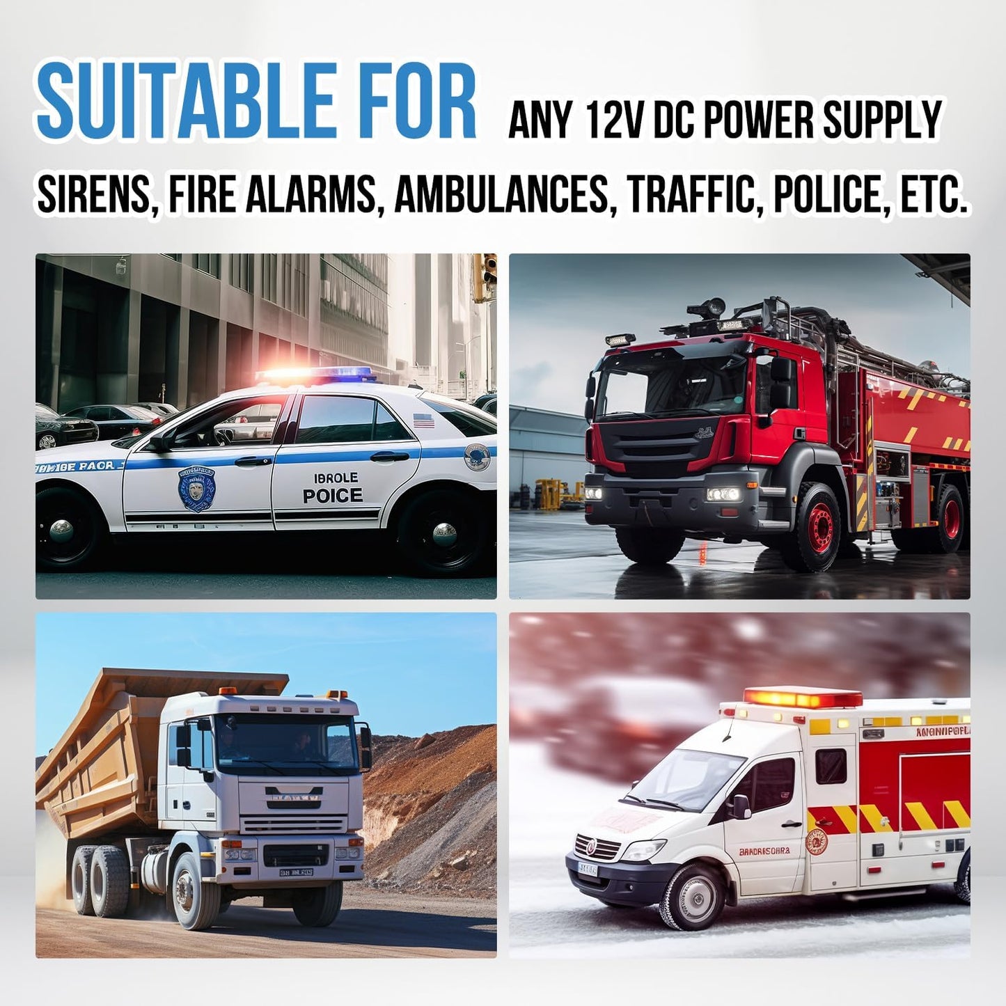 Altoparlante Sirena d’Allarme 100W