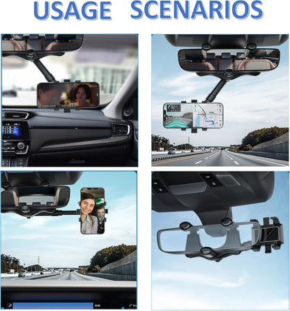 Supporto per telefono da auto girevole