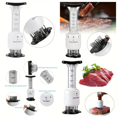 Iniettore per marinatura in acciaio inossidabile