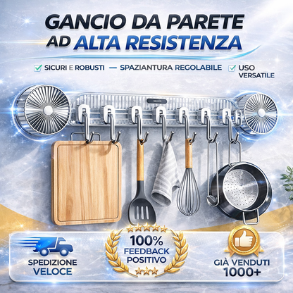 ✅ Senza Forare! Gancio da Parete ad Alta Resistenza