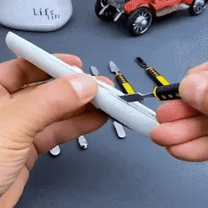 Set di 6 pezzi di piede di porco in metallo