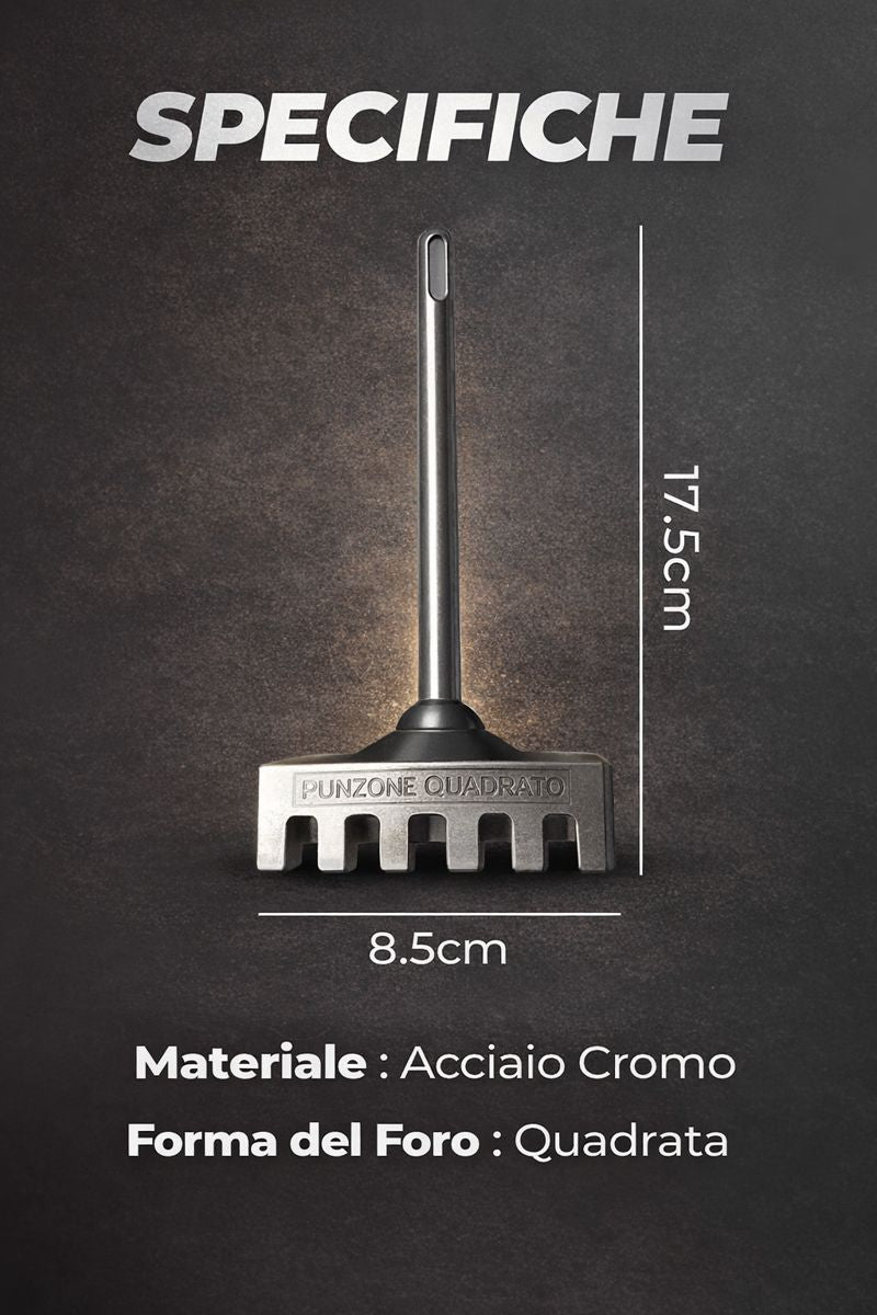 Taglierino creativo fori quadrati