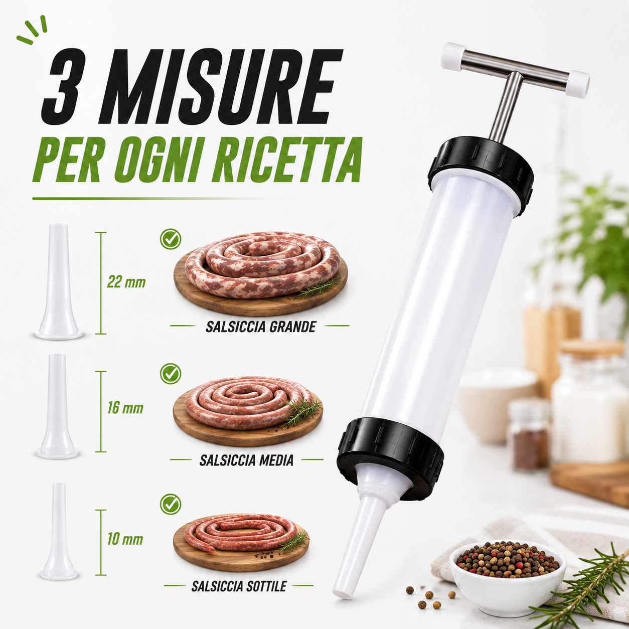 MACCHINA PER SALSICCE MANUALE