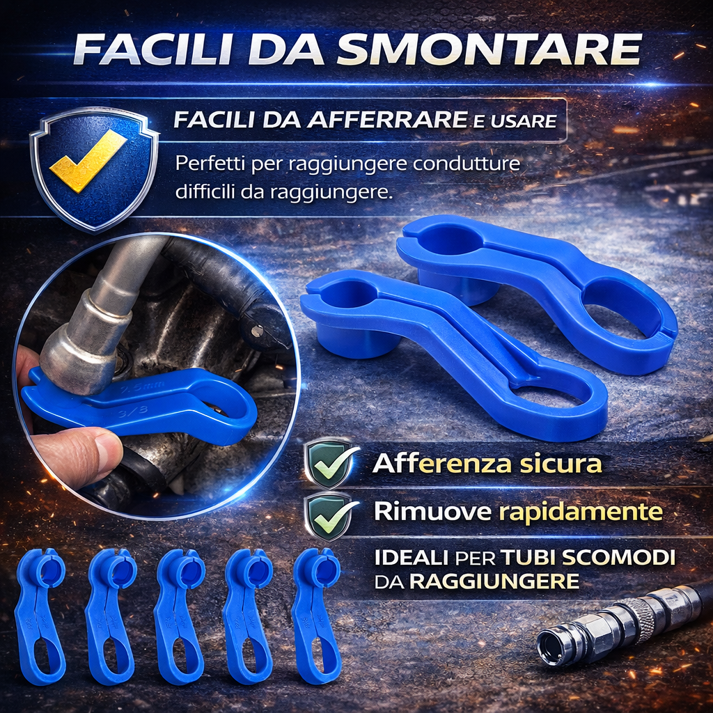 Set di utensili per lo smontaggio della linea carburante