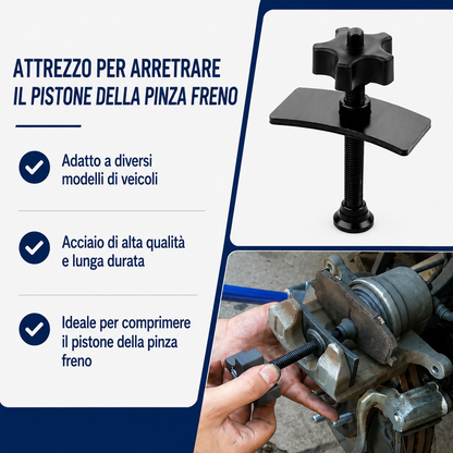 Compressore a farfalla per pistone pinza freno – cambio pastiglie freno