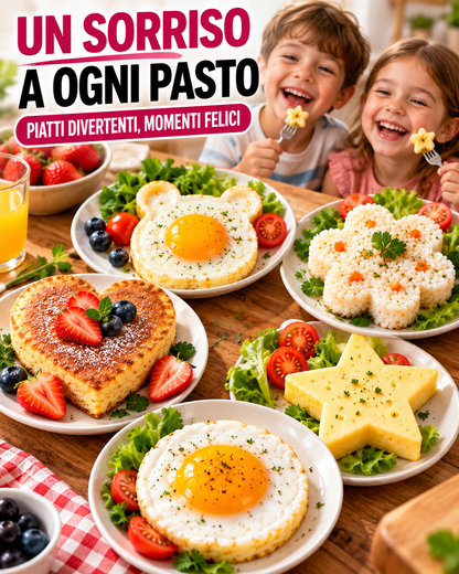 Set 5 Stampi per Uova in Acciaio 🍳