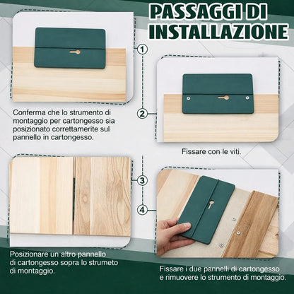 Strumento di montaggio per cartongesso - Montaggio in pochi secondi