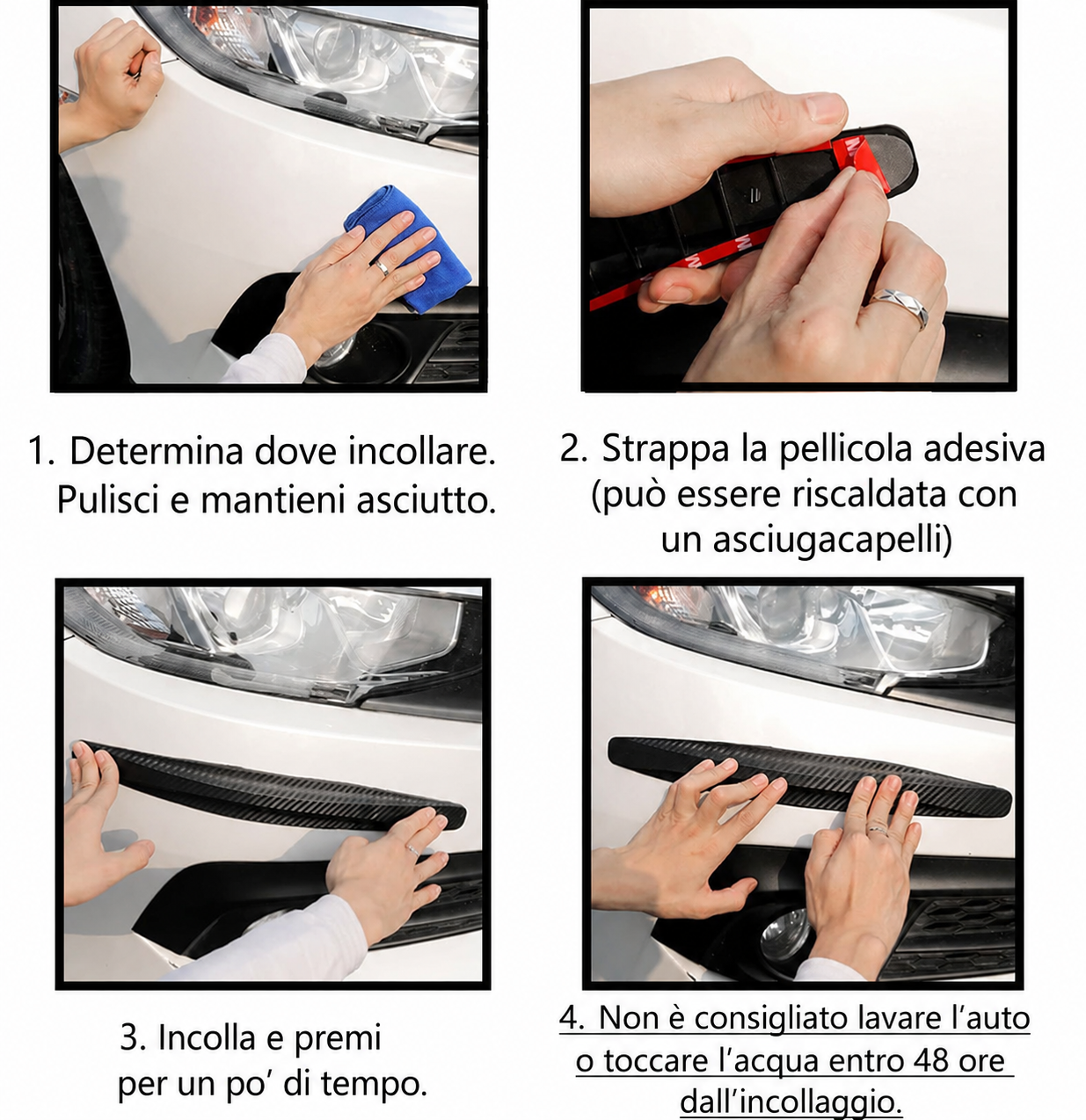 Strisce Paraurti Antigraffio in PVC 🚗
