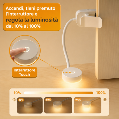 Lampada LED da Lettura con Clip
