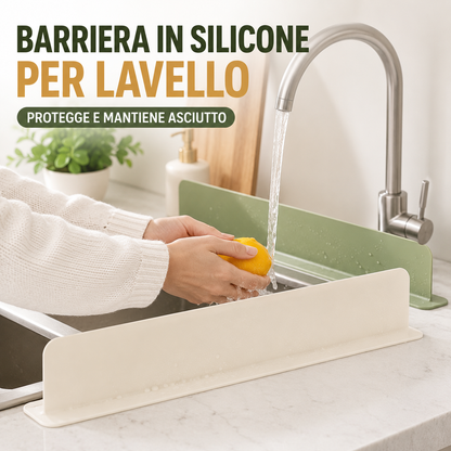 Barriera Paraspruzzi in Silicone per Lavello da Cucina