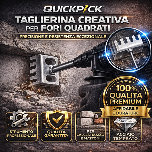 Taglierina creativa per fori quadrati