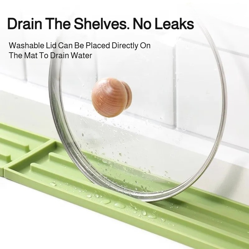 Tappetino porta-coperchio per spazi stretti