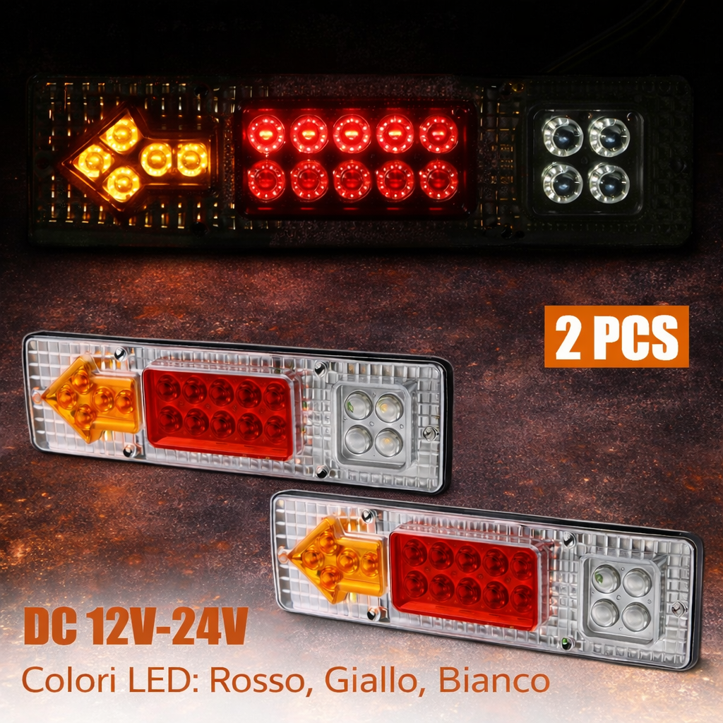 Fanale posteriore multiuso per camion a LED