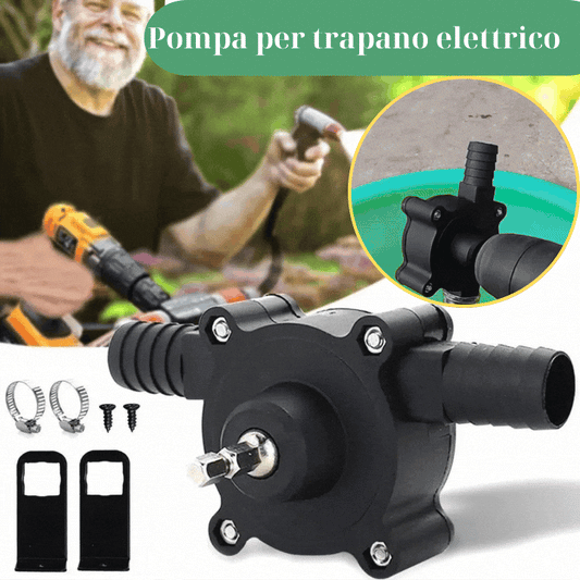 Pompa per trapano elettrico