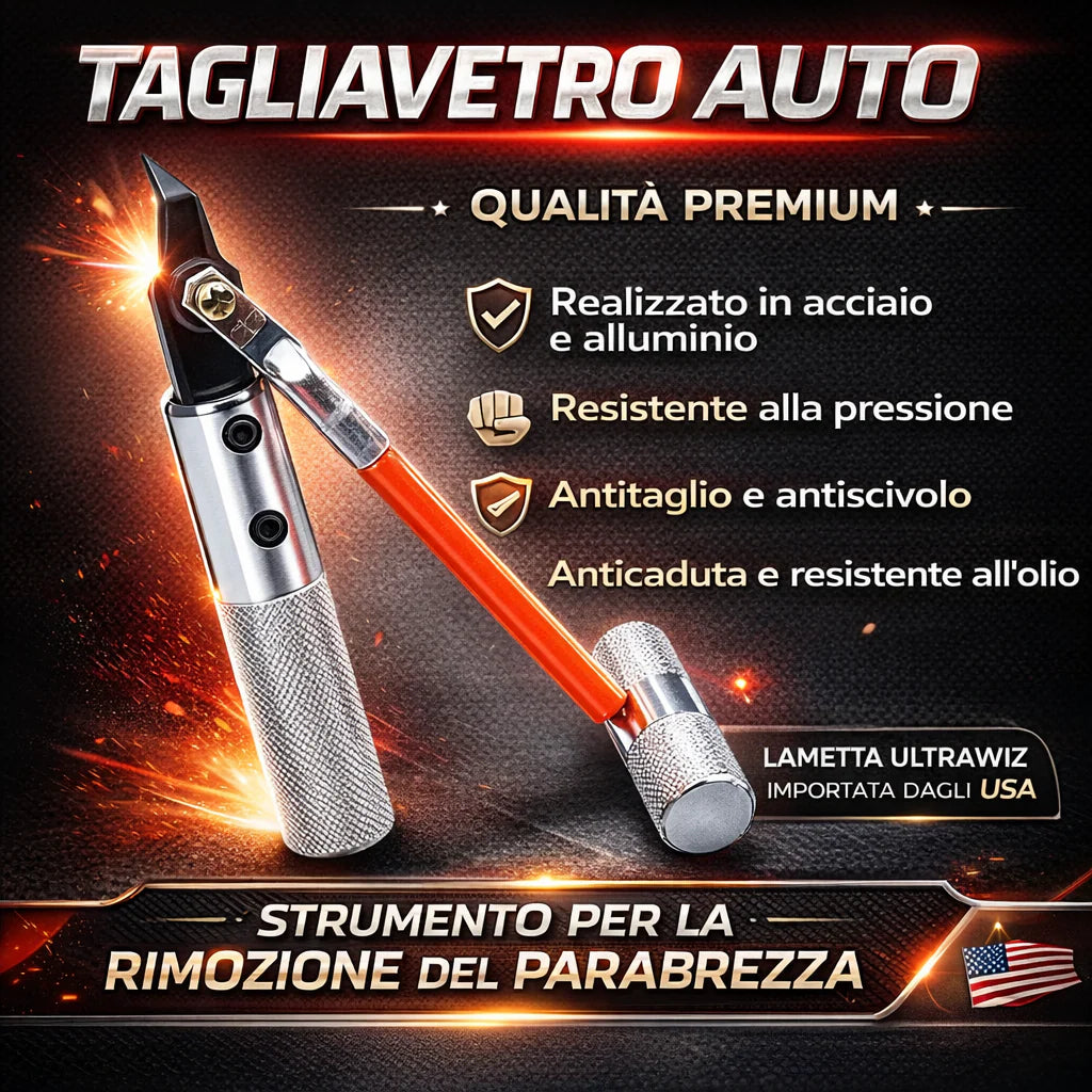 Strumento per la rimozione del parabrezza dell'auto 🔥