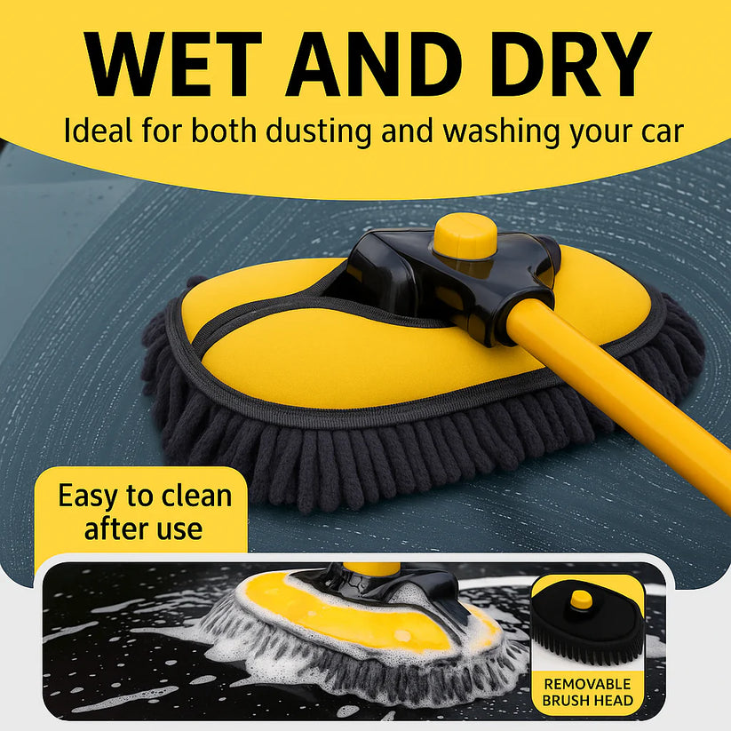 Mocio per lavare l’auto estensibile