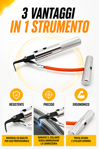 Kit di Rimozione Parabrezza Auto – Taglierina per Guarnizioni e Attrezzo di Smontaggio Vetro