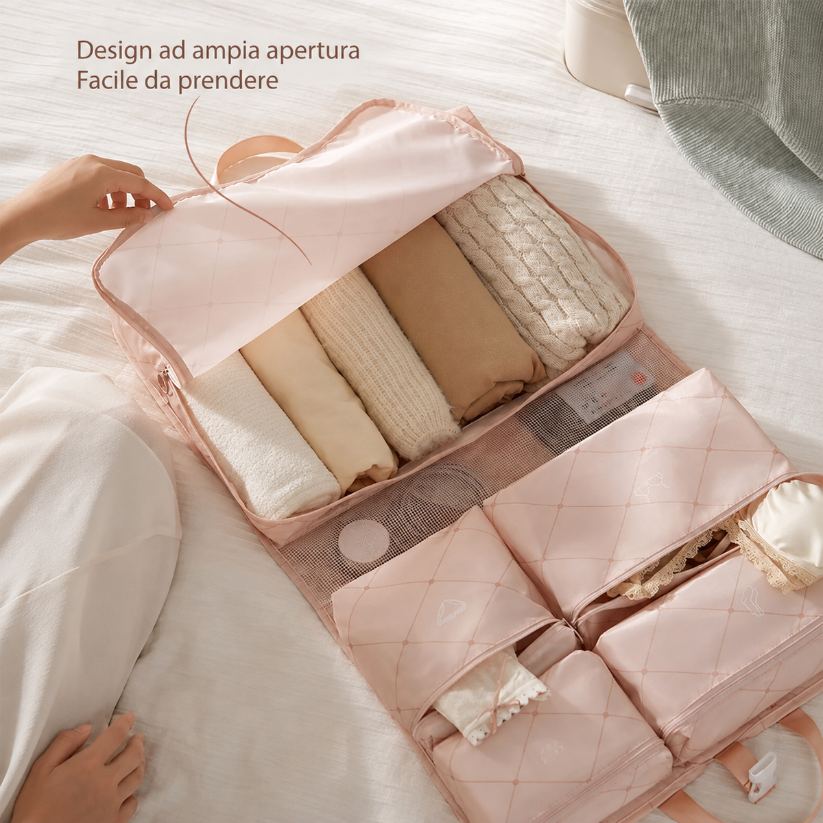 Organizzatore da Viaggio Multi-scomparto e Multifunzionale