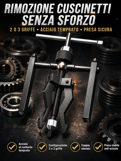 Estrattore a 3 griffe multifunzione