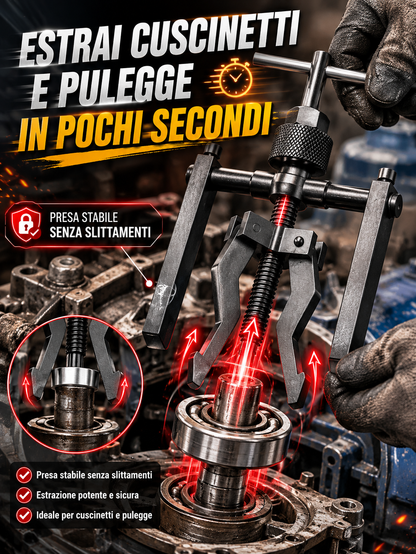Estrattore a 3 griffe multifunzione