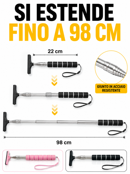 Tergivetro Estensibile Auto per Specchietti e Finestrini Sempre Puliti 🌦️