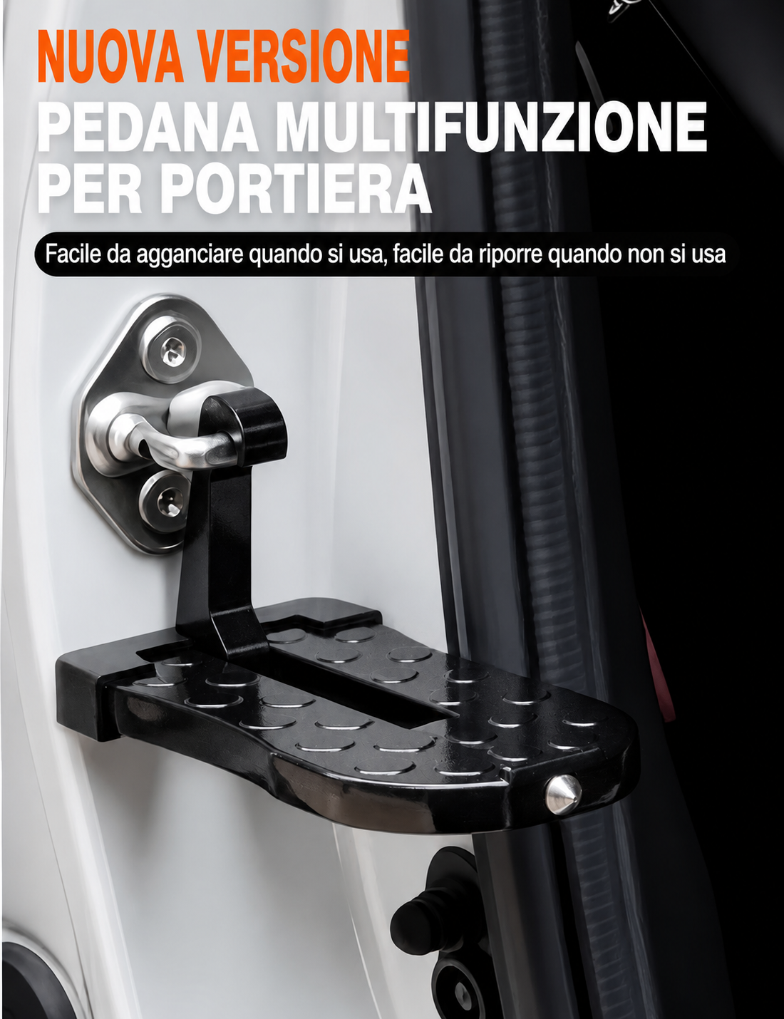 Gradino per portiera auto per accesso al tetto dell'auto