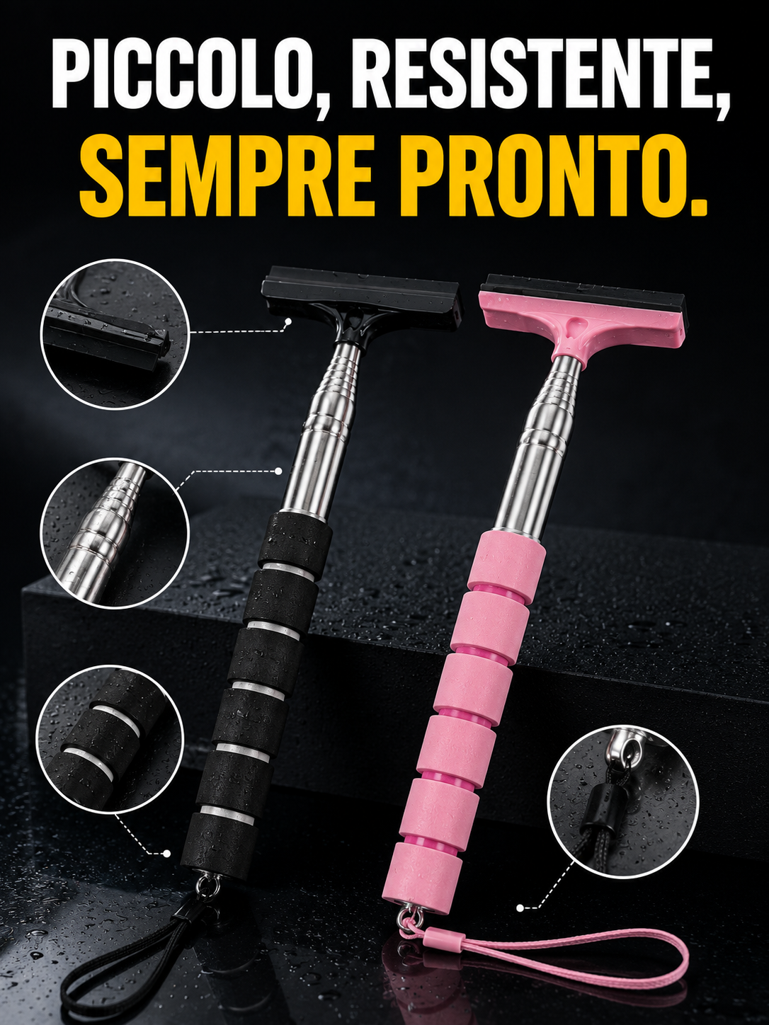 Tergivetro Estensibile Auto per Specchietti e Finestrini Sempre Puliti 🌦️
