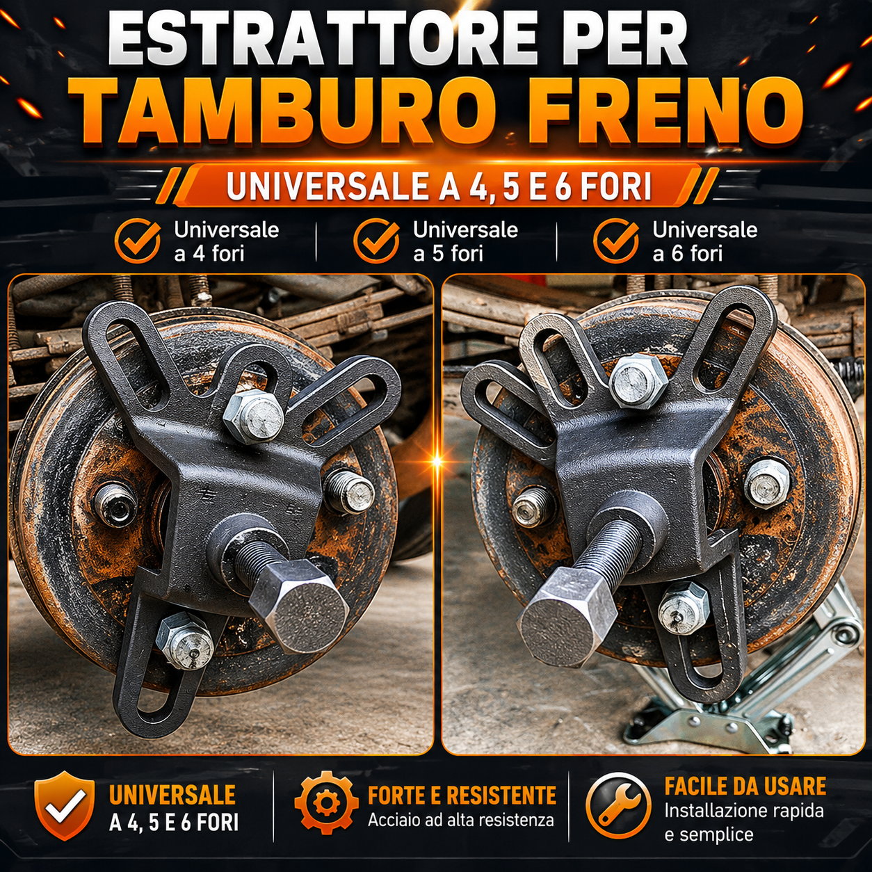 Estrattore per tamburi dei freni 🔥