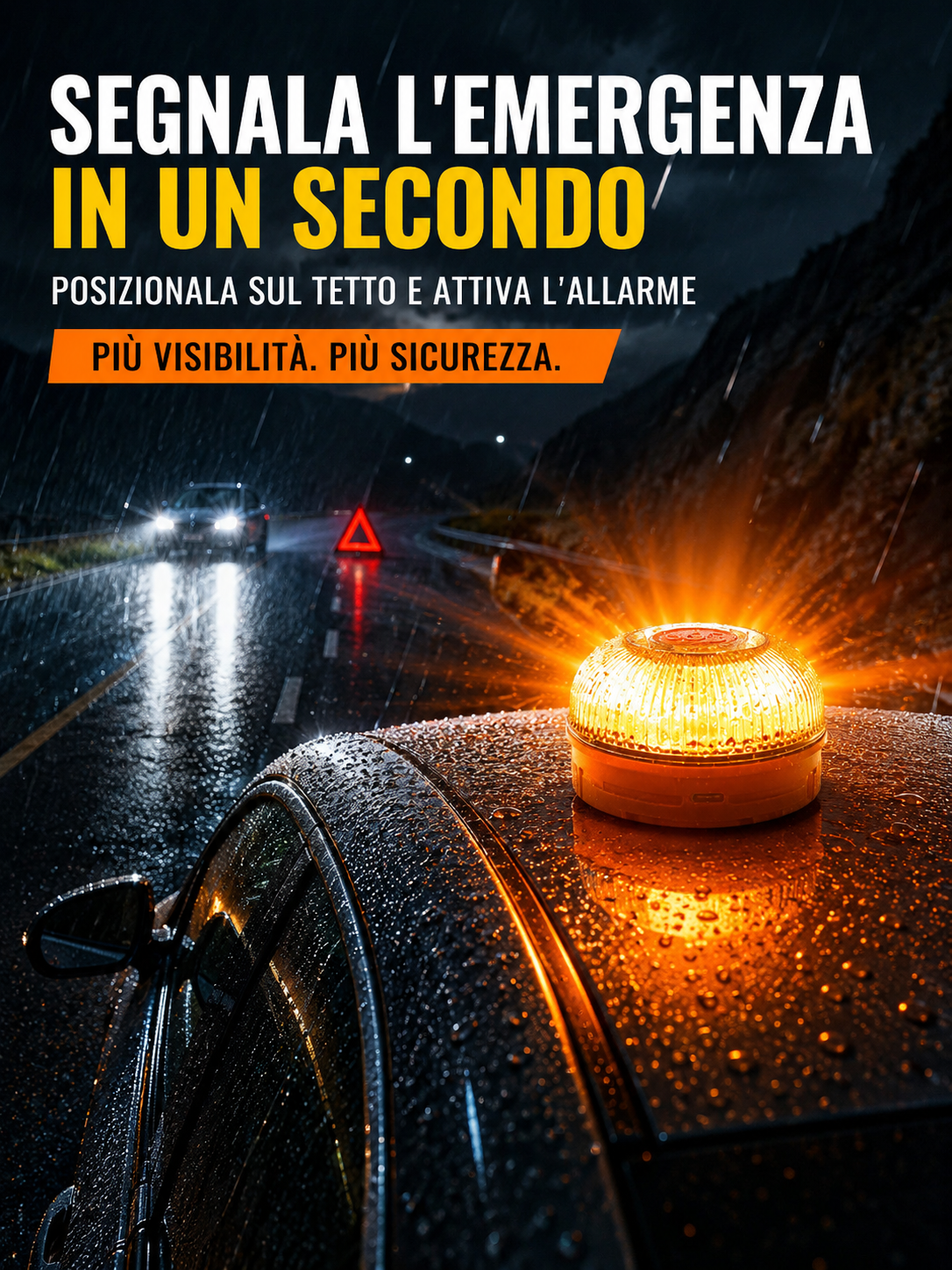 Luce di Emergenza Omologata V16
