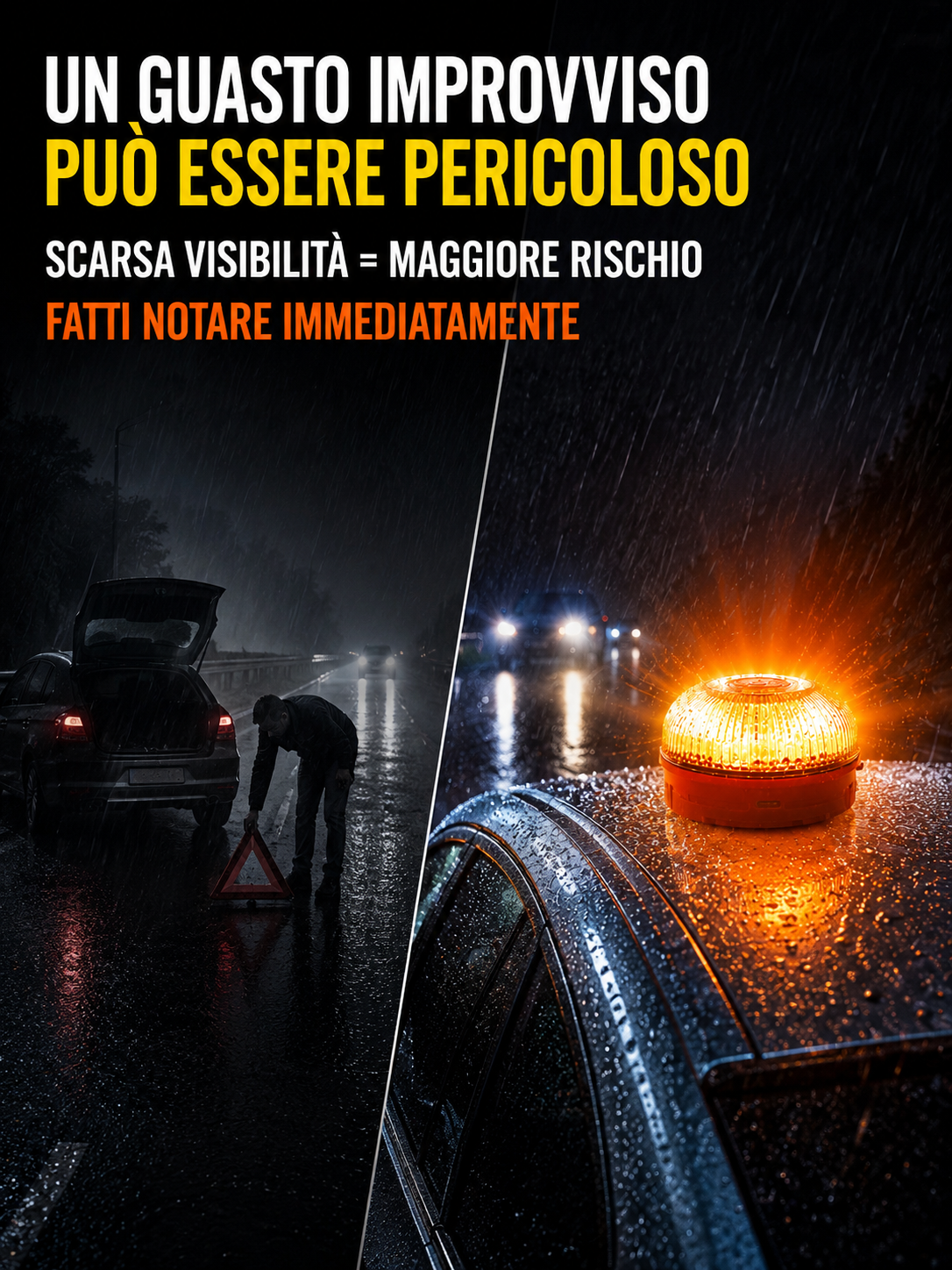 Luce di Emergenza Omologata V16