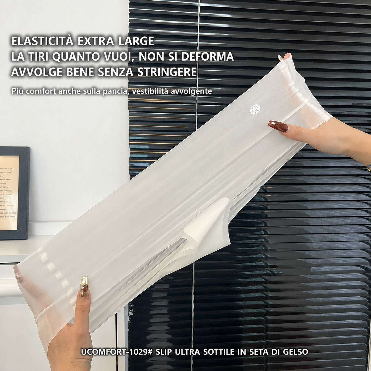 ❄️ Set da 4 Slip in Seta Ghiaccio – 4 Colori Assortiti