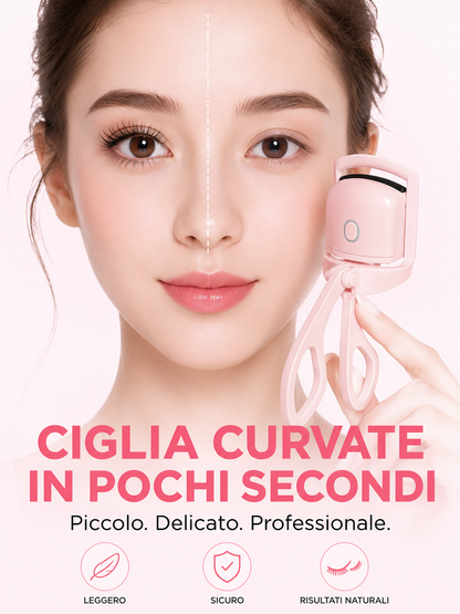 LashCurler Pro: Piegaciglia Riscaldato con Tecnologia Anti-Scottatura 👁️