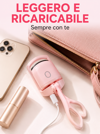 LashCurler Pro: Piegaciglia Riscaldato con Tecnologia Anti-Scottatura 👁️