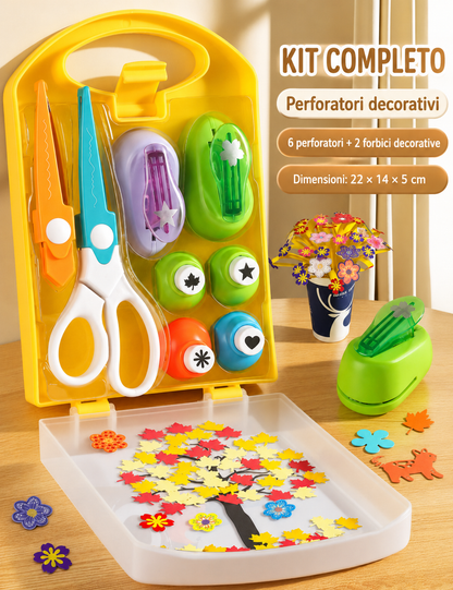 🎨 Kit per Pressare i Fiori, Forbici per Pizzo e Materiali per il Fai da Te
