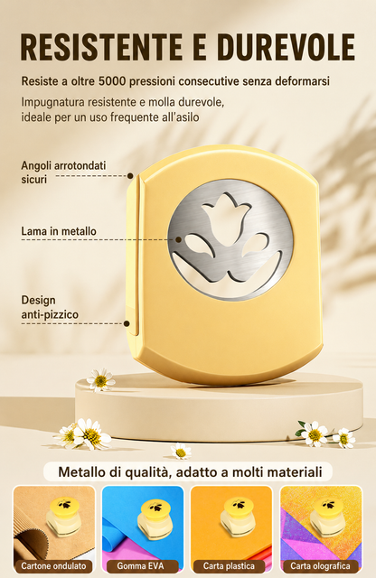 🎨 Kit per Pressare i Fiori, Forbici per Pizzo e Materiali per il Fai da Te