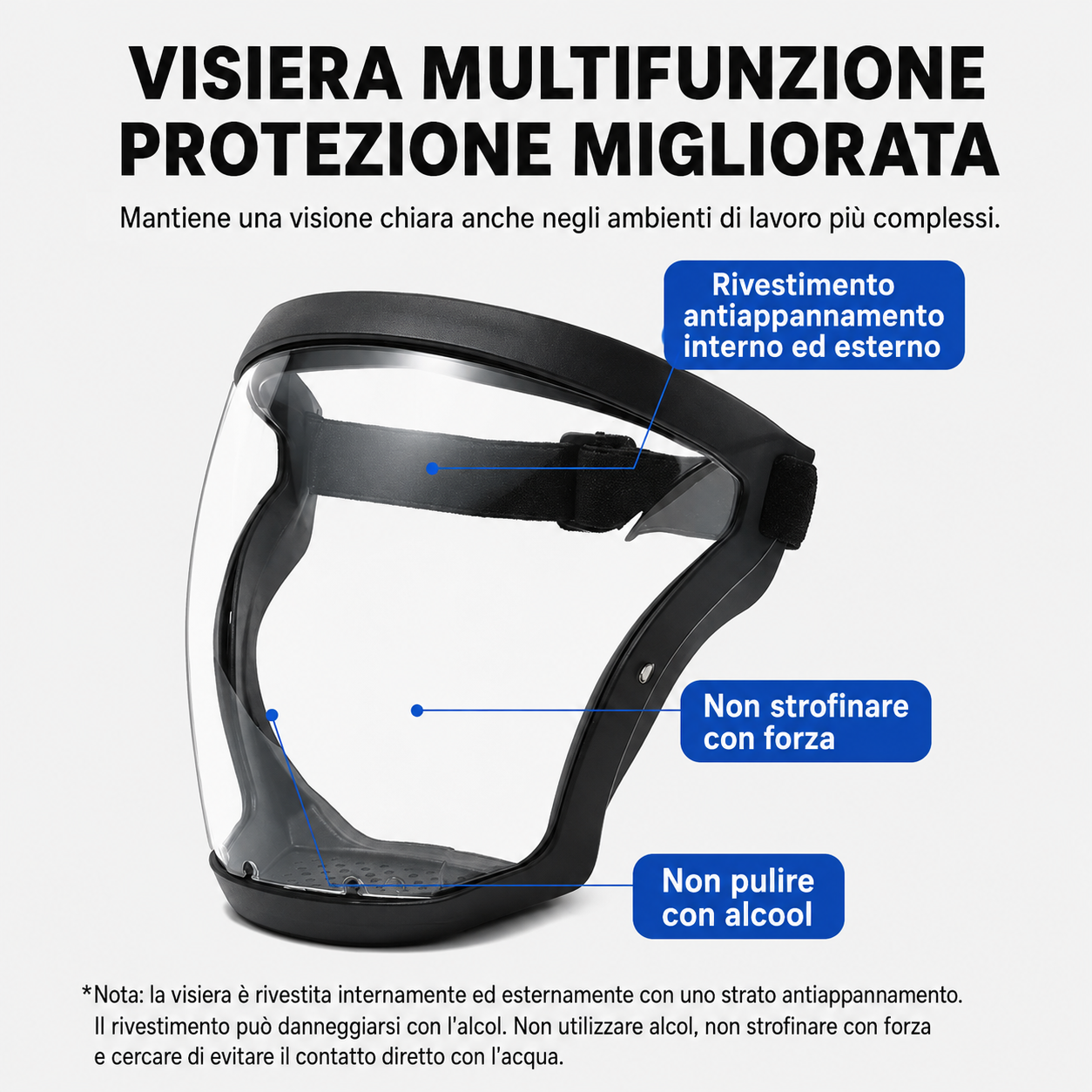 Maschera protettiva integrata 🔥