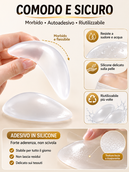 CUSCINETTI SPALLE INVISIBILI IN SILICONE ♥️