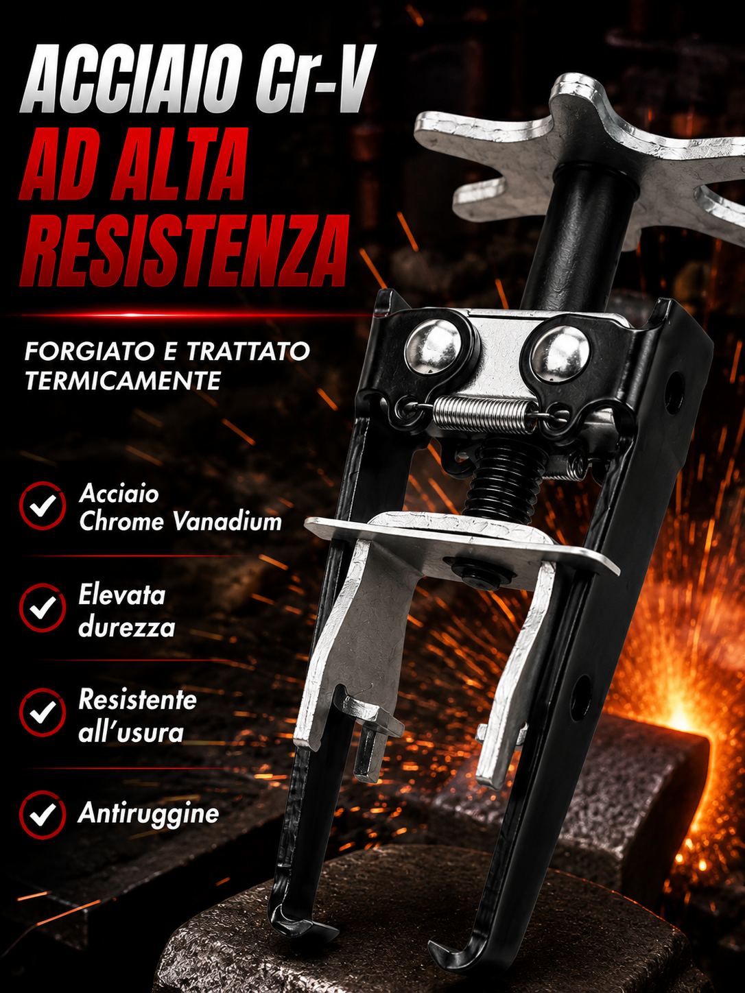 Compressore per molle valvole motore