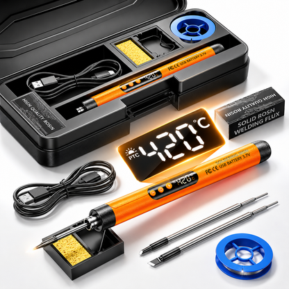 🔥 Saldatore Smart USB con Display Digitale 🔥