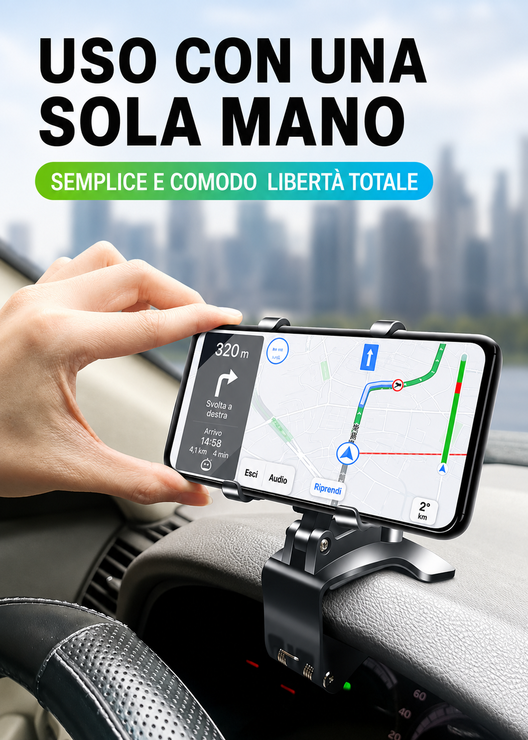 Supporto Girevole a 360° per Smartphone