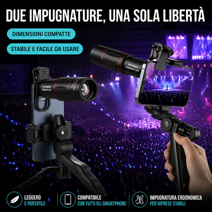 Teleobiettivo 64X per Smartphone 🔭