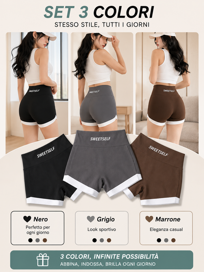 Leggings Fitness a 3 colori con effetto push-up e vita alta – Modellanti e anti-trasparenza 💕
