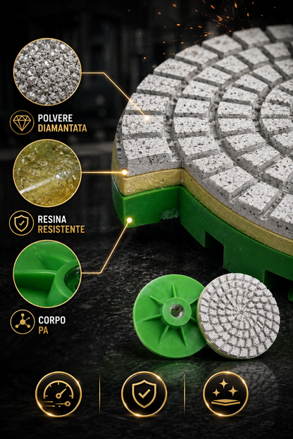 Disco abrasivo diamantato a secco di alta qualità 💚