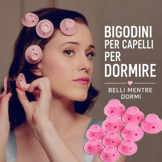 Bigodini in Silicone per Capelli, Comodi da Indossare Anche Durante il Sonno