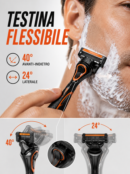 Rasoio da Barba Manuale a 5 Lame
