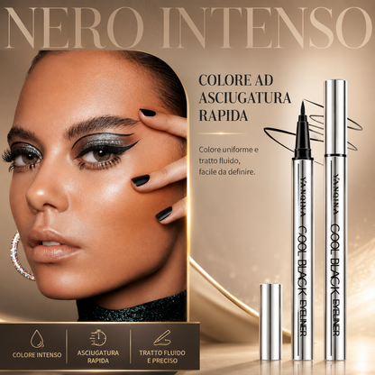 ✨ Eyeliner waterproof e a prova di sbavature – Precisione e nero intenso per 24 ore! ✨