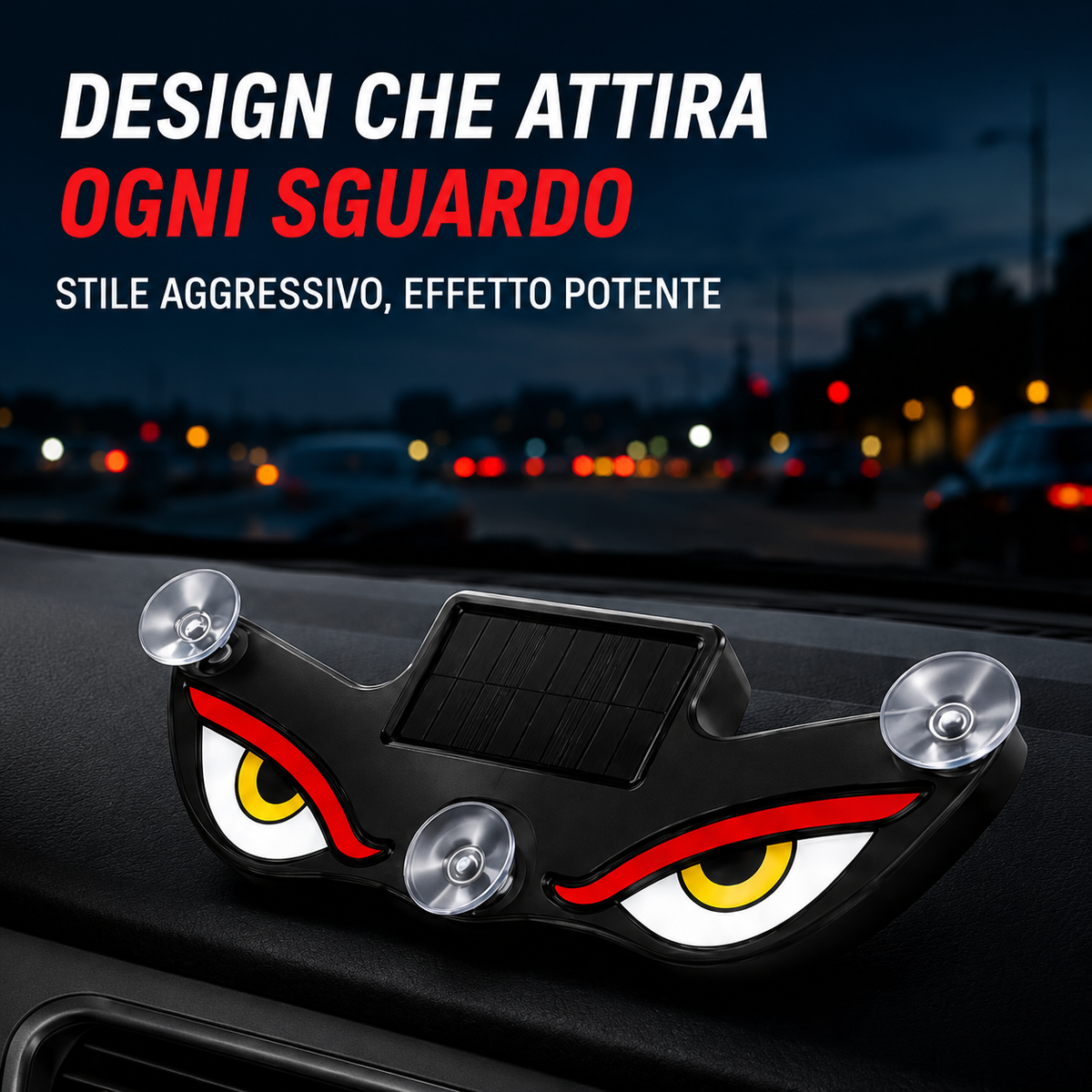 🔥 Luci LED effetto occhi di demone per auto
