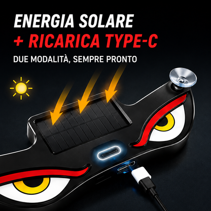 🔥 Luci LED effetto occhi di demone per auto