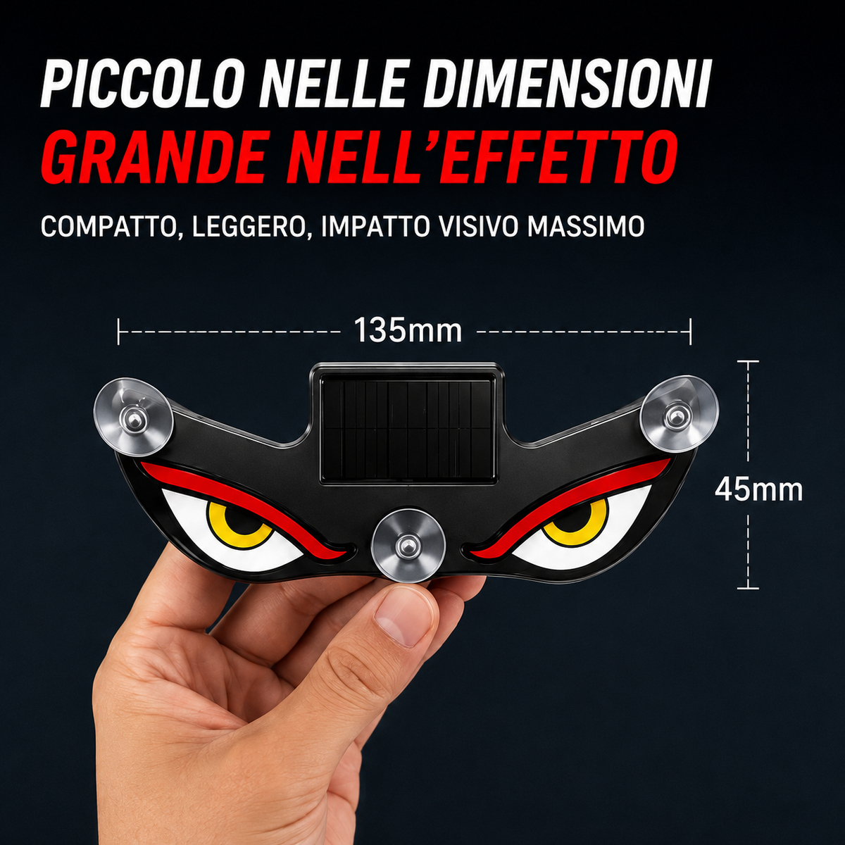 🔥 Luci LED effetto occhi di demone per auto