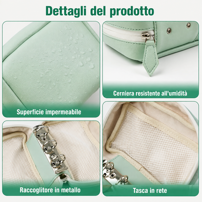 Organizer Impermeabile 14 Bustine Portapillole Codificate a Colori 💊